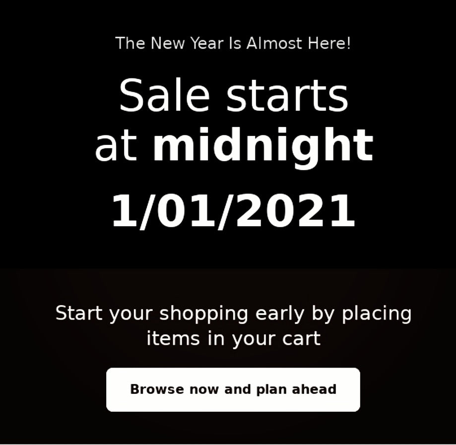 New Year, New Tee Sale!