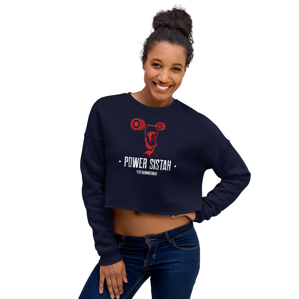 Power Sistah Crop Sweatshirt