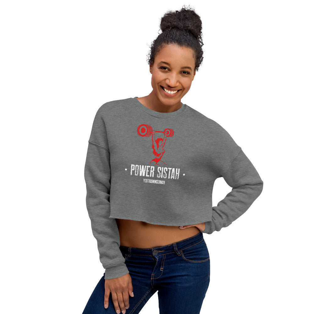 Power Sistah Crop Sweatshirt